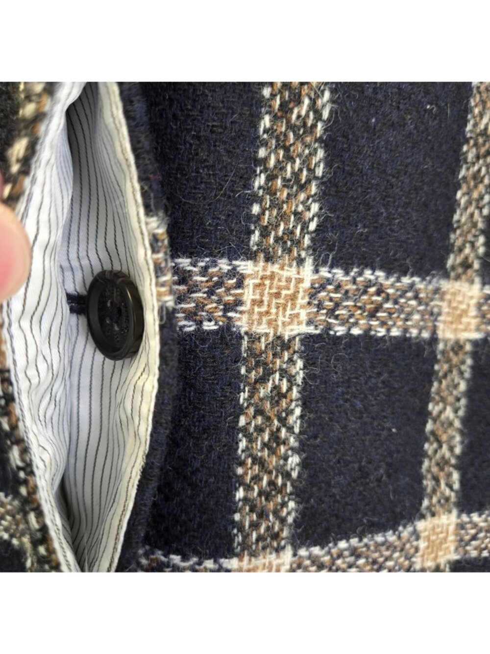 Brooks Brothers Red Fleece 100% Wool Plaid Blazer Jacket Size 8 - Picture 6 of 8